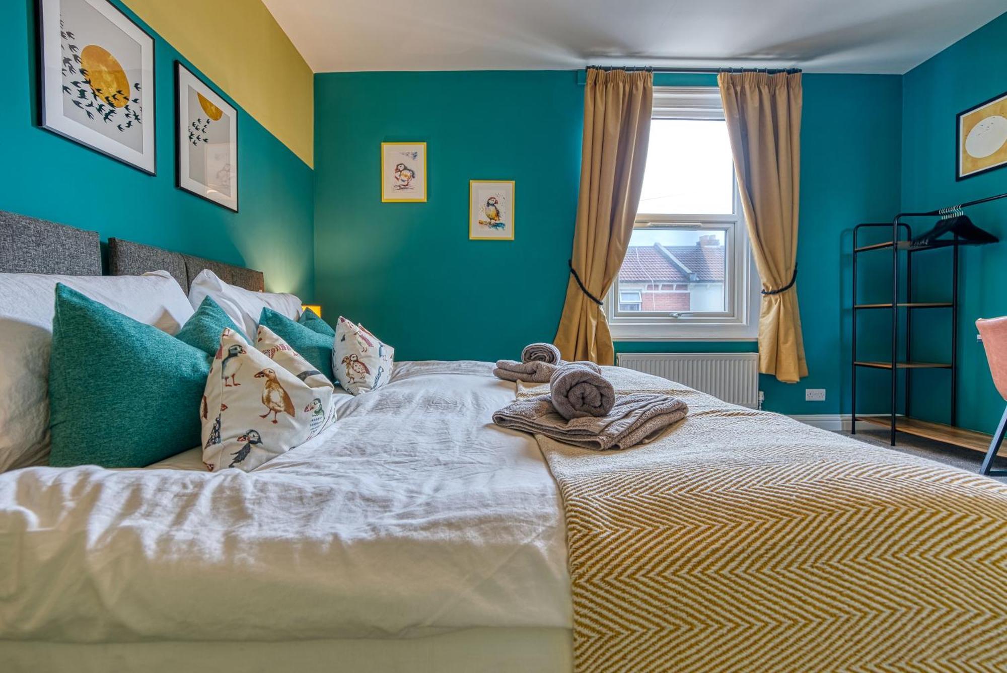 2 Bedrooms Modern, Stunning & Stylish Contractor House, Prime Portsmouth Location With Free Parking Permit, Summer Special Offer!! - By Blue Puffin Stays المظهر الخارجي الصورة