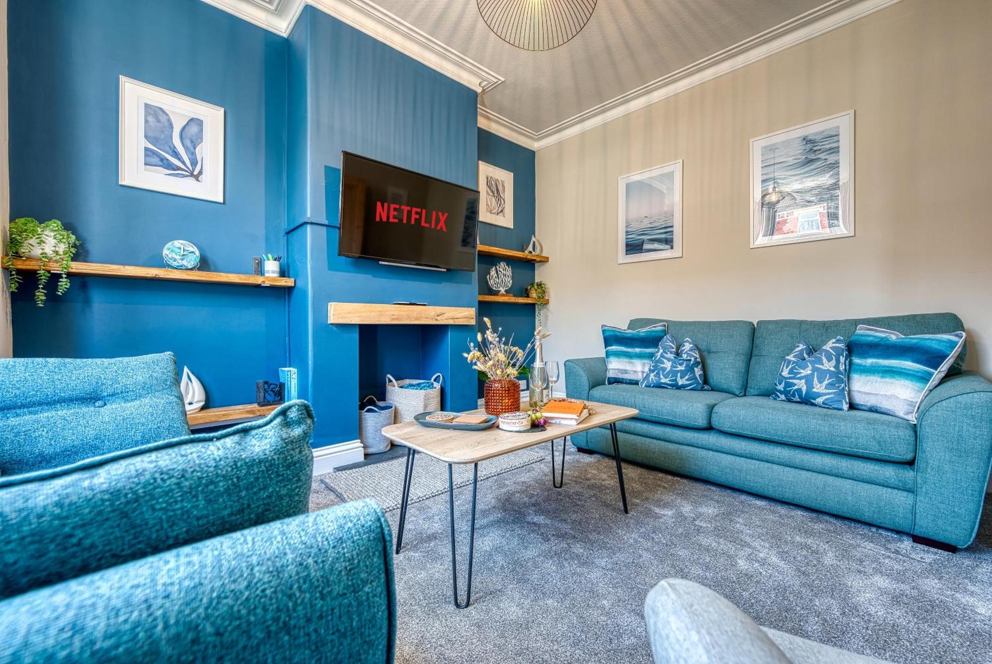 2 Bedrooms Modern, Stunning & Stylish Contractor House, Prime Portsmouth Location With Free Parking Permit, Summer Special Offer!! - By Blue Puffin Stays المظهر الخارجي الصورة