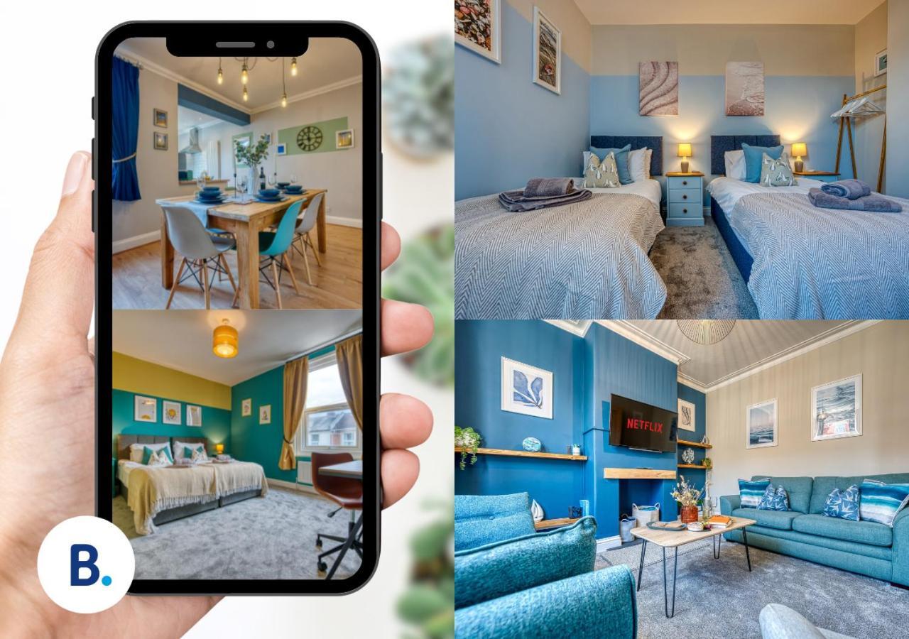 2 Bedrooms Modern, Stunning & Stylish Contractor House, Prime Portsmouth Location With Free Parking Permit, Summer Special Offer!! - By Blue Puffin Stays المظهر الخارجي الصورة
